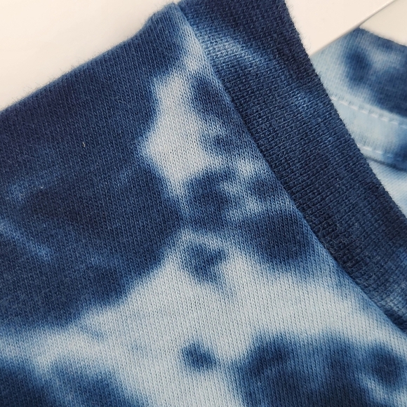 Eighty Eight Skater Street Blue Tie-Dye Size L Smiley Face Tee-shirt - Picture 3 of 7